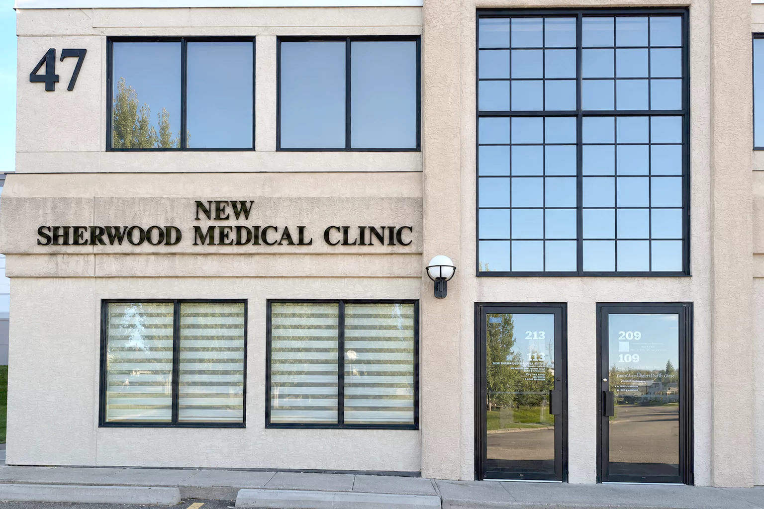Clinic reception area
